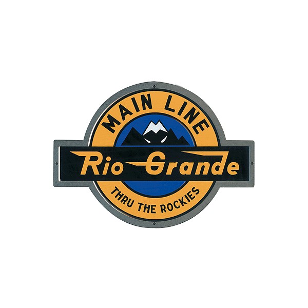 Rio Grande Metal Sign - N Scale American Trains