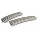 Unitrack Single Track Curved Viaduct R249-45' (R9 3/4"-45') (2pk