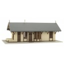 Maywood Station - Tan with Brown Trim