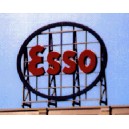 Laser Cut Wood Billboard - Esso