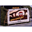 Laser Cut Wood Billboard - Grill 1940s-1960s