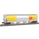 4 Bay Cylindrical Covered Hopper - Canada Grain #606902