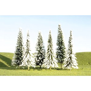Pine Trees w/Snow 3"-4" (9pk)