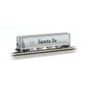4 Bay Cylindrical Covered Hopper - Santa Fe 3
