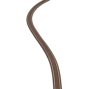 Code 55 Track w/Nickel-Silver Rail & Brown Ties - Flex Track 29-1/2" long (10pk)