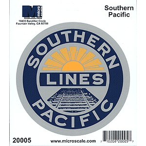4" Die-Cut Vinyl Sticker - Southern Pacific