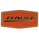 BNSF Metal Sign