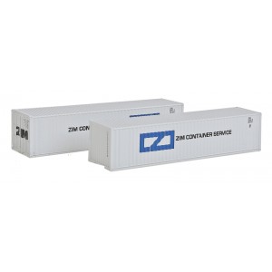 40' Dual Logo Panel Containers - Zim Container Service (2pk)