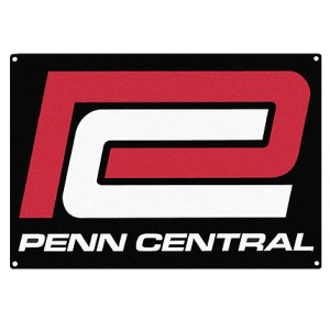 Penn Central Metal Sign