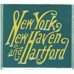 New York, New Haven & Hartford Metal Sign