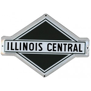 Illinois Central Metal Sign