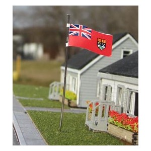Canadian Red Ensign Flag & Pole (Pre 1966)(3pk)