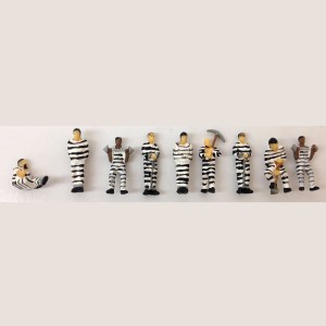 Prisoners (Black & White Stripes)(9pk)