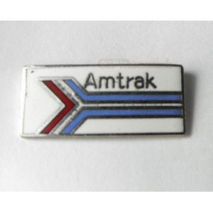 Amtrak Rectangular Pin Badge