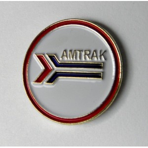 Amtrak Circular Pin Badge