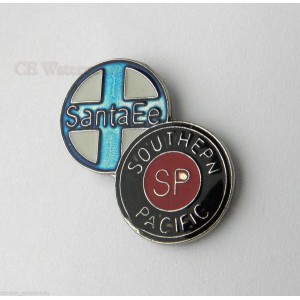 Santa Fe Southern Pacific Pin Badge