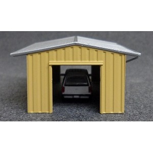 Armco Drive Through Shed - Tan