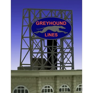 Flashing Billboard - Greyhound Lines