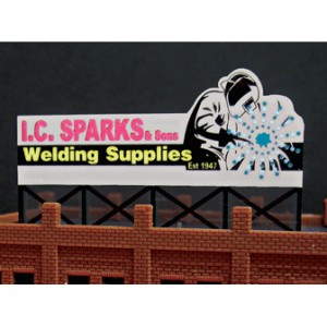Animated Billboard - I C Sparks & Sons