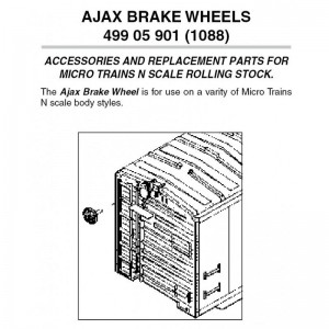 (1088) Ajax Brake Wheels (12pk)