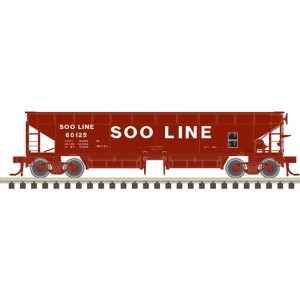 70 Ton Hart Ballast Car - SOO Line (3pk)