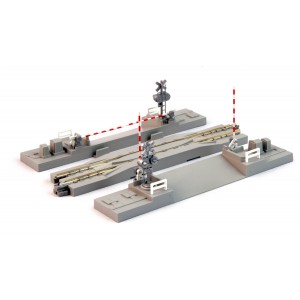 Crossing Gate & Re-Railer Track (US Style)