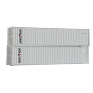 40' Corrugated Dual-Logo Panel Container - SeaLand (2Pk)
