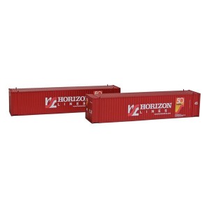 45' Euro-International Standard Corrugated Container - Horizon Lines (50th) (2pk)