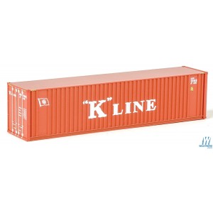 40' Hi Cube Ribbed Side Container - K Line