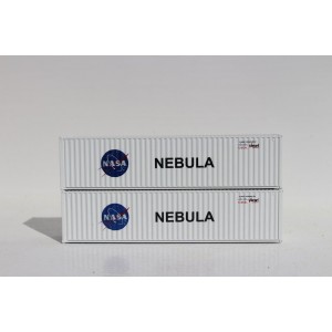 40' High Cube Containers - NASA Nebula (2pk)