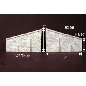 Abutment Wings - Random Stone (2pk)