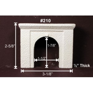 Tunnel Portal - Cut Stone Single-Track