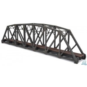 Single Track Arched Pratt Truss Bridge