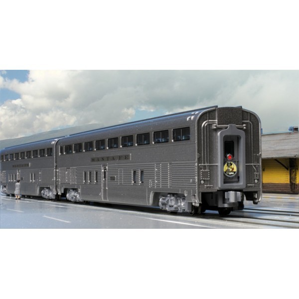 N Santa Fe El Capitan 10-Car Named Train Set with Display Unitrack 