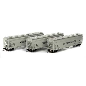 ACF 4600 Covered Hopper - Western Pacific (3pk)