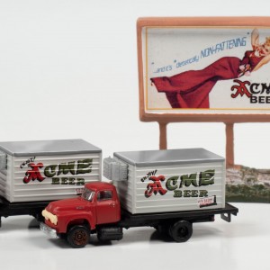 1954 Ford Box Trucks w/Billboard