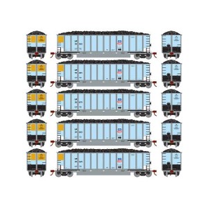 Bethgon Coalporter w/Load - Union Pacific (5pk)