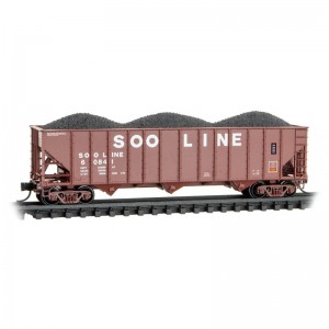 100 Ton 3 Bay Hopper - SOO Line 60841