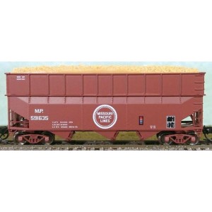 3 Bay Woodchip Hopper - Missouri Pacific 591503