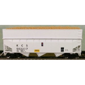 3 Bay Woodchip Hopper - Kansas City Southern (2pk)