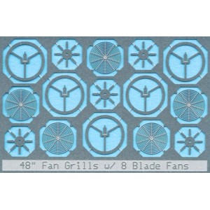 48" Fan Grill w/o Center Plate