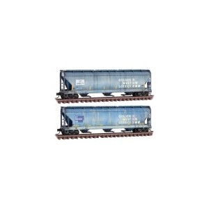 3 Bay Hopper - Southern Pacific (ex GWS)(Weathered)(2pk)