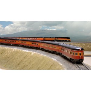  Southern Pacific Daylight Coach Set w/Fitted Interior Lights(10pk)