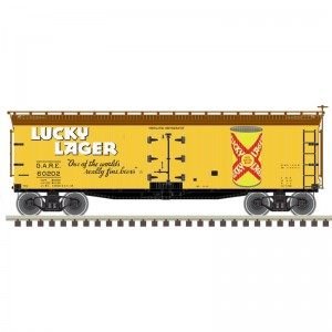 40' Wood Reefer - Lucky Lager 60197