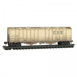 50' Airslide Covered Hopper - CSX 201486 (Weathered)