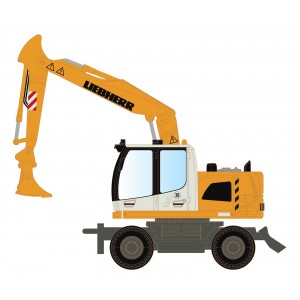 Compact Excavator With Backhoe Attachment