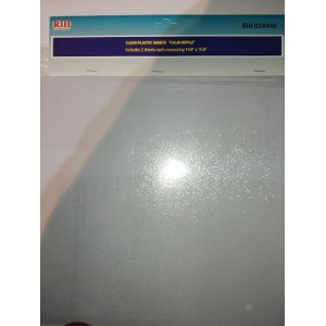 Clear Plastic Sheets - Calm Ripple (2pk)