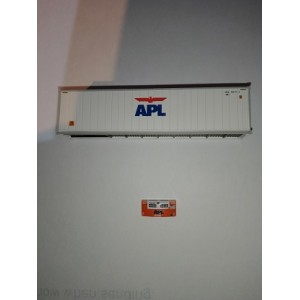 40' HC Reefer - APL w/Orange Refrigerator Unit