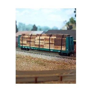 Flat Car Lumber Load