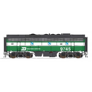 EMD F7B - Burlington Northern 9745 (DCC Equipped)